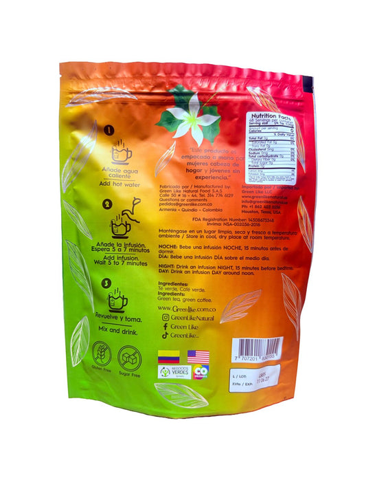 Green Fussion Tea – Green Tea & Green Coffee for Weight Management (60 Tea Bags)