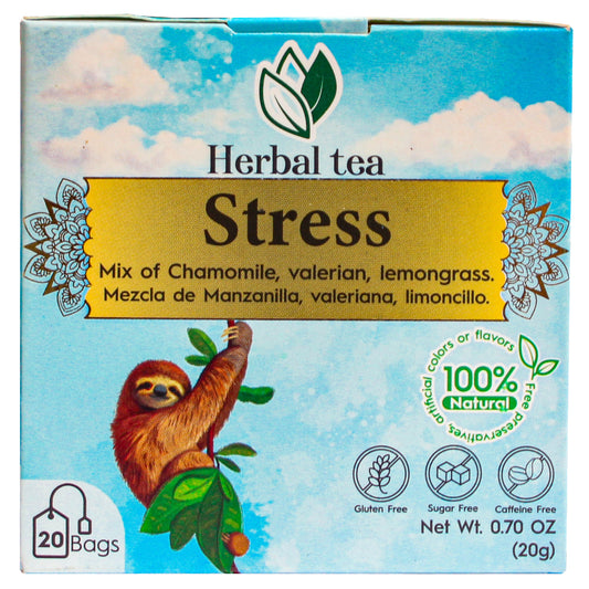 Stress Herbal Tea – Relaxation & Stress Relief (20 Tea Bags)