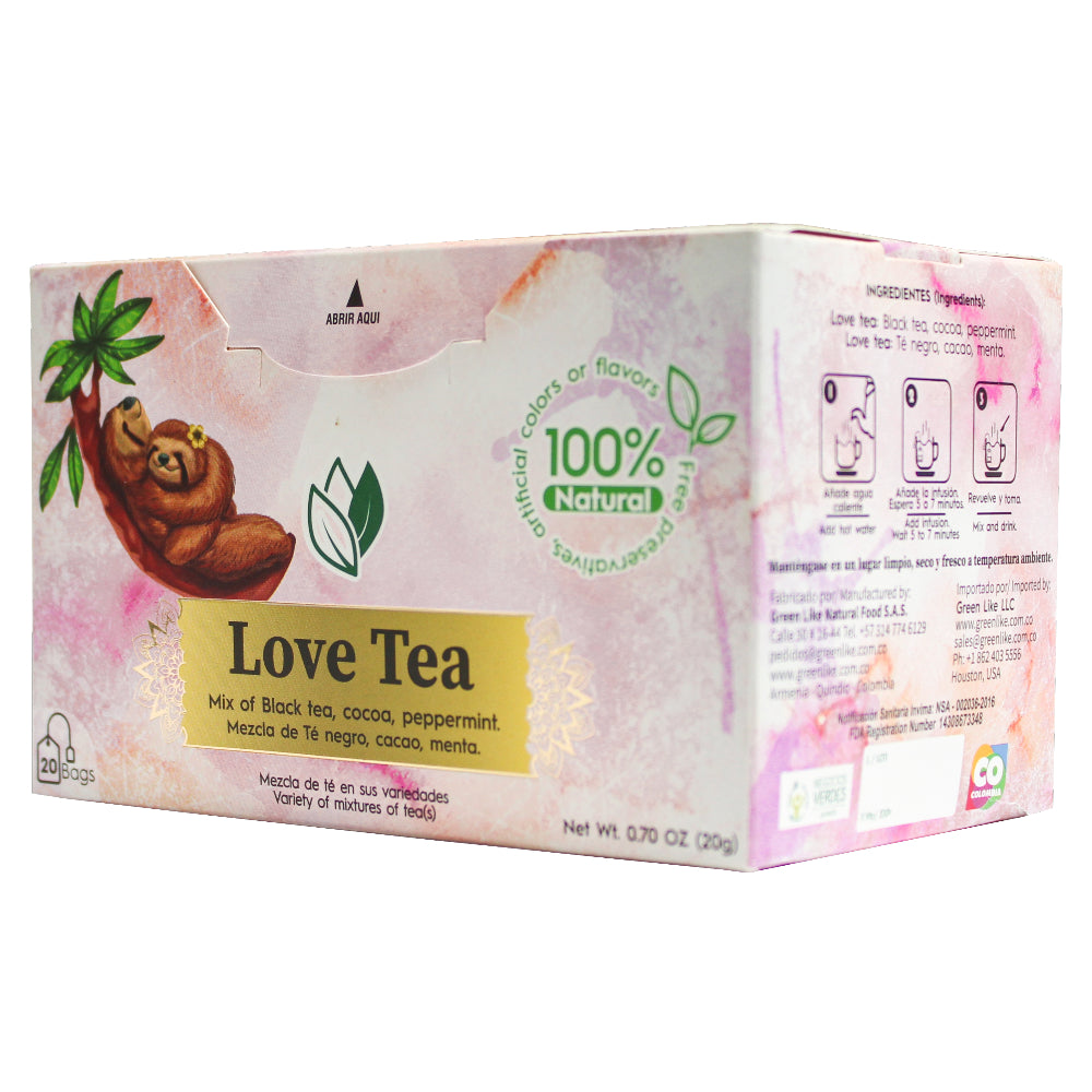 Love Tea  – Antioxidant & Mood Boosting Tea (20 Tea Bags)