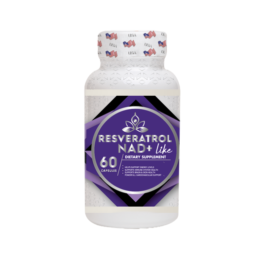 Resveratrol – Antioxidant Supplement for Cellular Health & Longevity (60 Capsules)