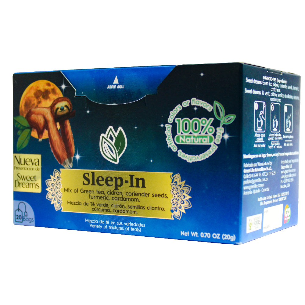 Sleep-in  – Relaxation & Natural Sleep Aid (20 Tea Bags)