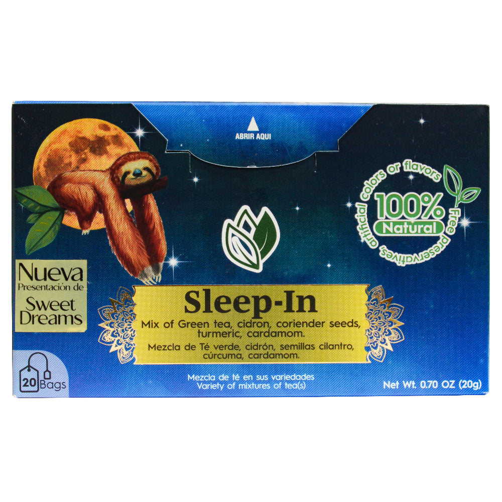 Sleep-in  – Relaxation & Natural Sleep Aid (20 Tea Bags)