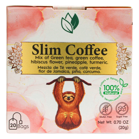 Slim Coffee  – Natural Weight Loss & Digestion Support (20 Tea Bags)