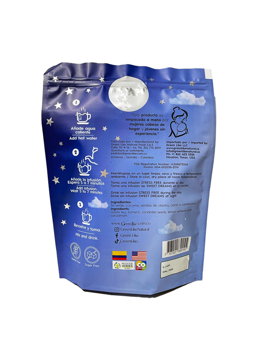 Tea of the Gods – Herbal Infusion with Lemon Verbena, Turmeric, Coriander Seeds & Cardamom for Relaxation (60 Tea Bags)