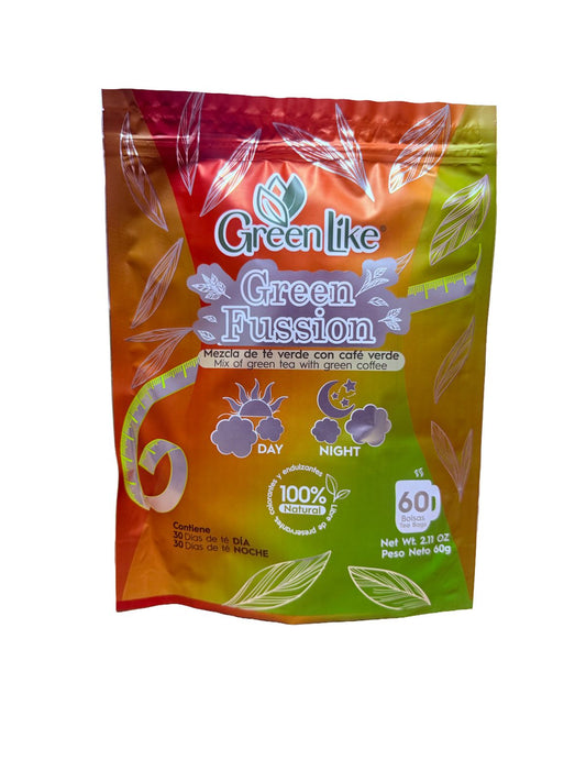 Green Fussion Tea –  Green Tea & Green Coffee for Weight Management (60 Tea Bags)